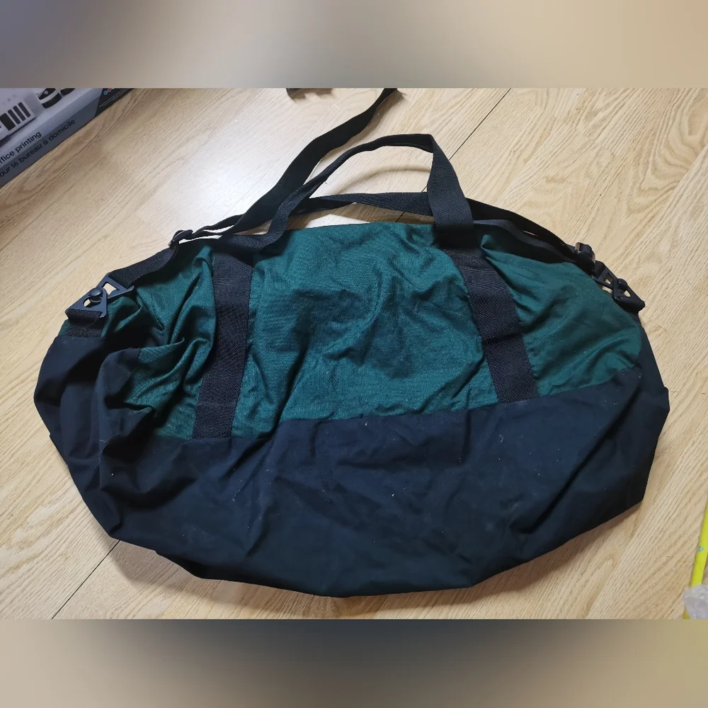 Vintage Jansport Duffle Large Bag Green